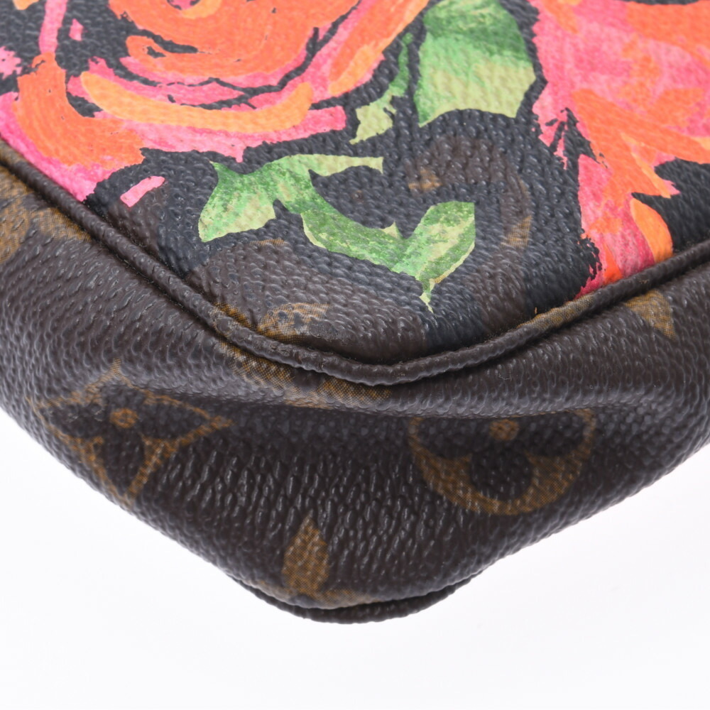 LOUIS VUITTON Rose Pink Pochette Accessoires Brown Accessory - Picture 7 of 9